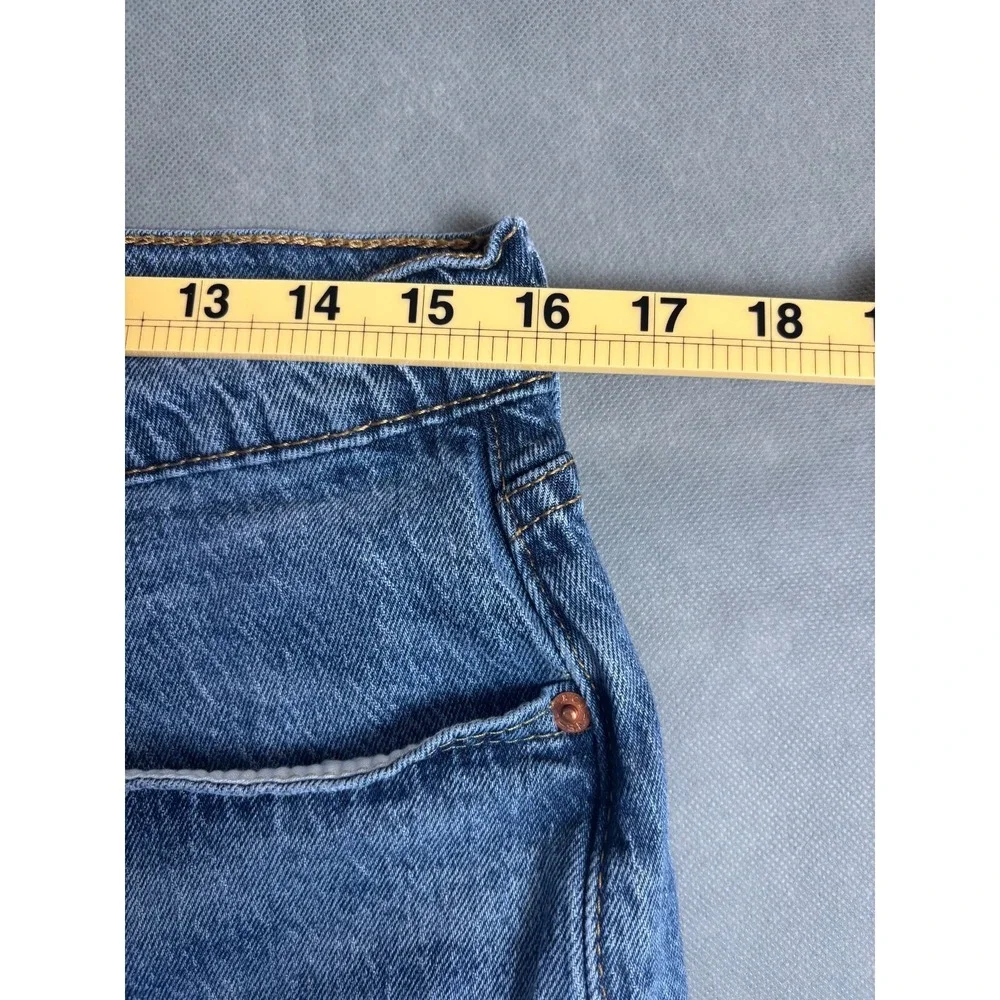 Levi's  502 Jeans Men 34x30 Medium Blue Stretch‎  5-Pockets Zip Fly Outdoor
